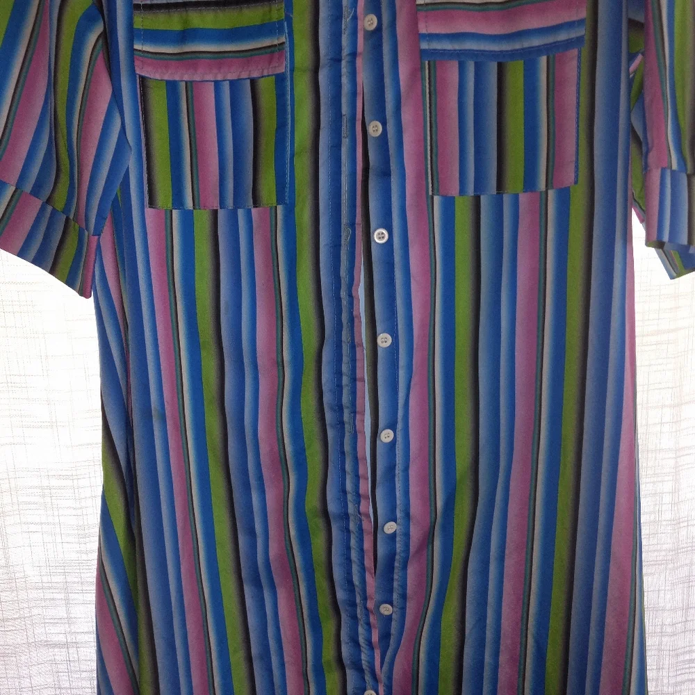 Pre-owned condition good  size extra  large  button  down  dress short sleeve - Picture 4 of 8